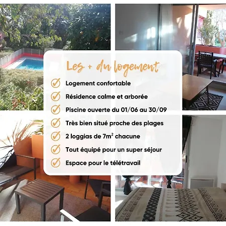 Les Loggias De Tamaris Avec Piscine Apartment *